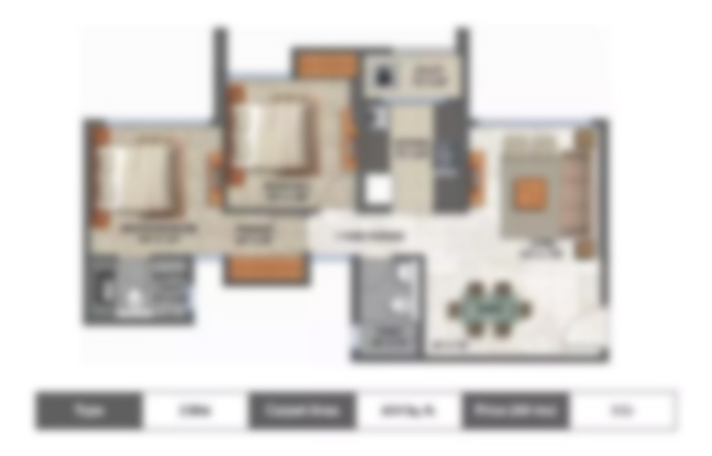 3 BHK Floor Plan